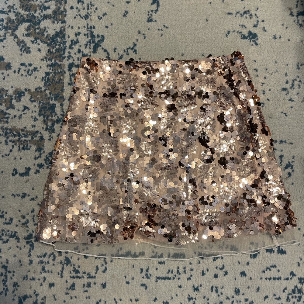 Rose Gold Sparkle Skirt